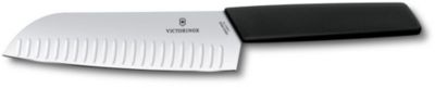 Couteau japonais VICTORINOX Swiss Modern 17cm Alveole noir Couteau japonais VICTORINOX Swiss Modern 17cm Alveole noir