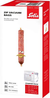 Sac sous vide SOLIS Sacs Sous Vide Zip kit de démarrage
