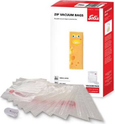 Sac sous vide SOLIS Sacs Sous Vide Zip 20 x 23 cm (10)