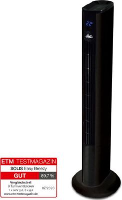 Ventilateur SOLIS Easy Breezy noir mat (Type 757)
