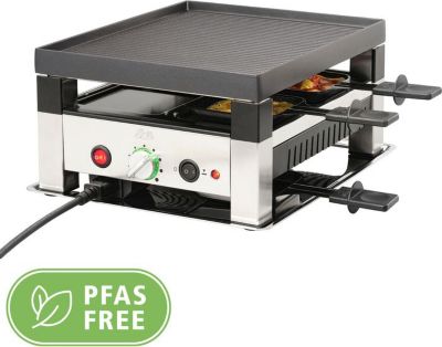 Raclette SOLIS Raclette & Pizza Grill pour 4