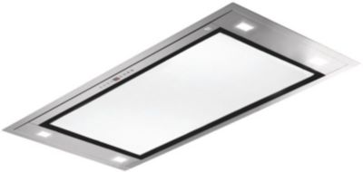 Hotte plafond Roblin INSPIRATION 1000 VERRE BLANC SANS MOTEUR