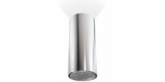 Hotte décorative îlot ROBLIN CYLINDRE 370 INOX