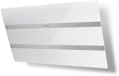 Hotte décorative murale inclinée FABER STEELMAX 800 BLANC/INOX
