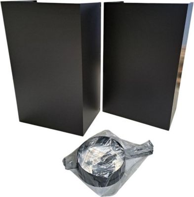 Conduit ROBLIN kit d'évacuation de cheminée noire Conduit ROBLIN kit d'évacuation de cheminée noire