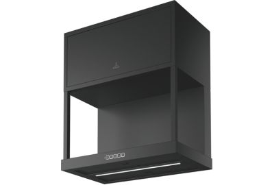 Hotte décorative murale ROBLIN PARTITION 600 NOIR MAT