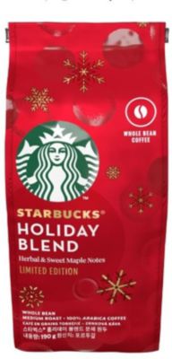 Café en grains Holiday Blend STARBUCKS : le paquet de 190g à Prix