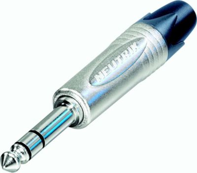 Connecteur NEUTRIK Fiche Jack Professionnelle 1/4" 3 Pôles