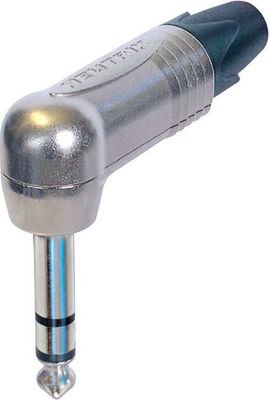 NEUTRIK Jack 6.35mm 3 Pôles Téléphonique Coudé