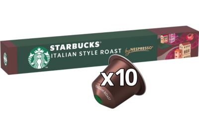 Capsules NESTLE STARBUCKS by NESPRESSO Italian Roast x10