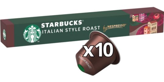 Capsules NESTLE STARBUCKS by NESPRESSO Italian Roast x10