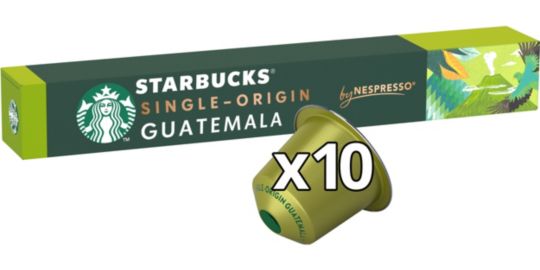 Capsules NESTLE STARBUCKS by NESPRESSO Guatemala x10