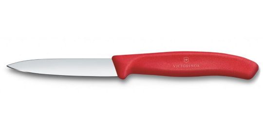 Couteau éplucheur VICTORINOX 8cm rouge x2