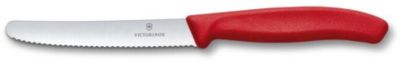 Couteau à tomates VICTORINOX tomates - table 11cm rouge x2 Couteau à tomates VICTORINOX tomates - table 11cm rouge x2