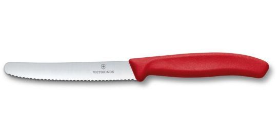 Couteau à tomates VICTORINOX tomates - table 11cm rouge x2