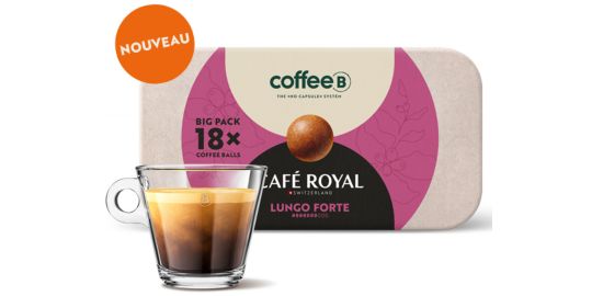 Boule à café CAFE ROYAL de café Espresso Forte by Cafe Royal x18