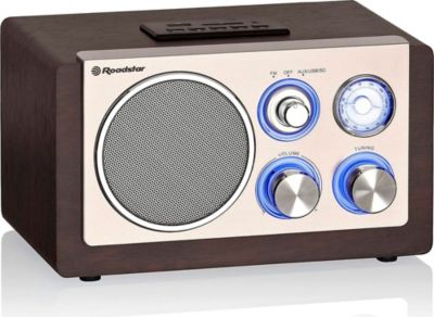 Radio FM ROADSTAR HRA1345NUSWD Radio Vintage Portable FM