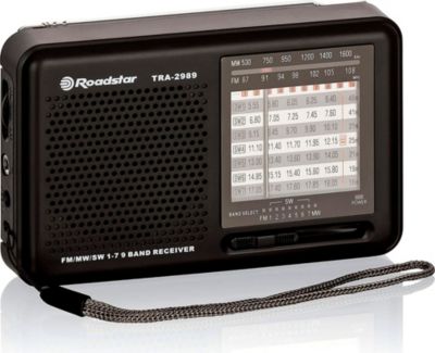 Radio FM ROADSTAR TRA-2989 Radio Portable Multibande AM/FM
