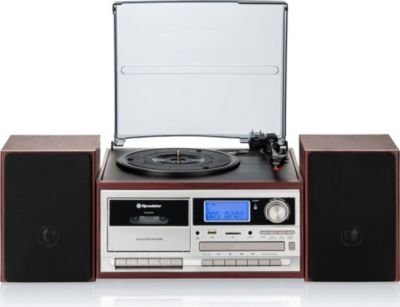 Chaîne HiFi ROADSTAR HIF-8892EBT Platine Vinyle Vintage