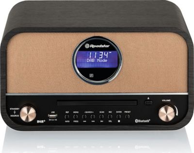 Radio CD ROADSTAR HRA-1782ND+BK Micro-chaîne Vintage,DAB+