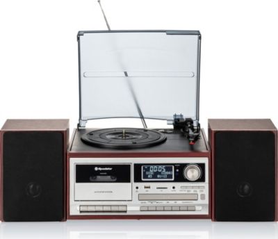 Chaîne HiFi ROADSTAR HIF-8892D+BT Platine Vinyle Vintage