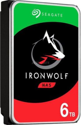 Disque dur interne SEAGATE Seagate Iron Wolf, 3,5 pouces, 6 To