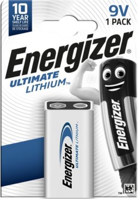 Pile ENERGIZER Ultimate Lithium x1 pile 9V