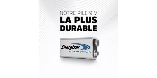 Pile ENERGIZER Ultimate Lithium x1 pile 9V