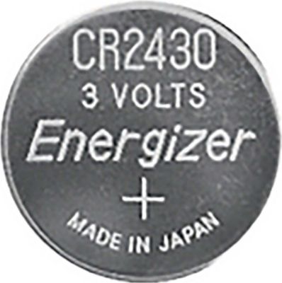 Pile rechargeable ENERGIZER au Lithium 3V 320mAh CR2430 Forme Bouton