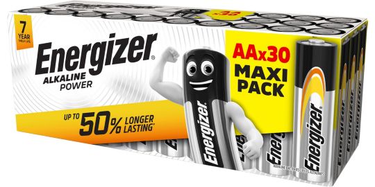 Pile ENERGIZER Alkaline Power x30 piles AA