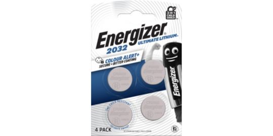 Pile ENERGIZER Ultimate Lithium 4 piles CR 2032