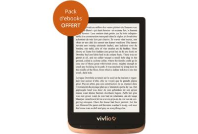 e-book VIVLIO Touch HD Plus 6¨ Noire/Doré - 16Go