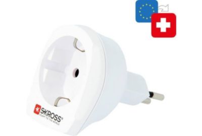 Adaptateur de voyage SKROSS Europe vers Suisse