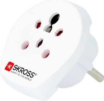 Adaptateur de voyage SKROSS Inde / Israël / Danemark vers Europe 16A