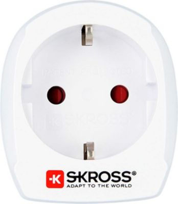 Adaptateur de voyage SKROSS Prise Europe vers Danemark Type K  16A