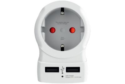 Adaptateur de voyage SKROSS Europe vers USA + USB