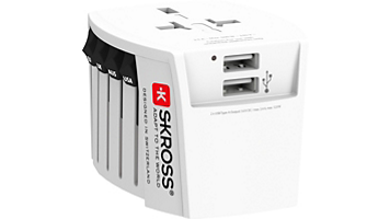 Adaptateur de voyage SKROSS Secteur MUV 2 USB rigid box 2022