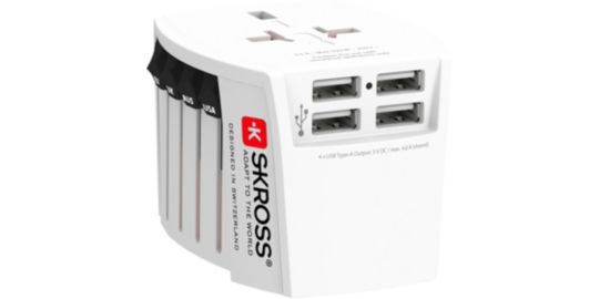 Adaptateur de voyage SKROSS Universel 4 USB