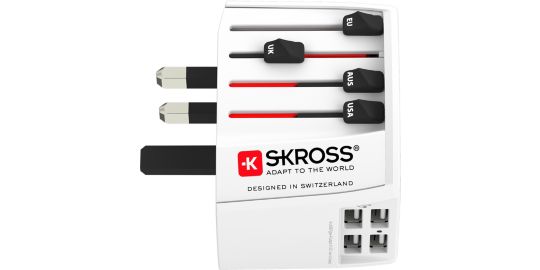Adaptateur de voyage SKROSS Universel 4 USB