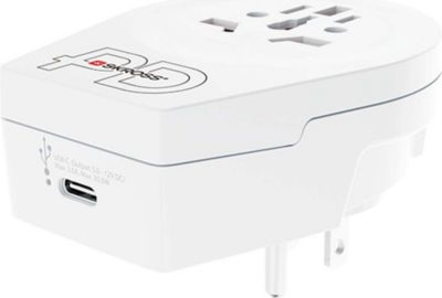 Adaptateur de voyage SKROSS USA avec Port USB-C 20W Power Delivery