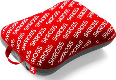 Coussin de voyage SKROSS Oreiller SKROSS de voyage ROUGE