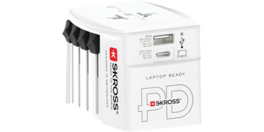 Adaptateur de voyage SKROSS 45W + Chargeur rapide + cable
