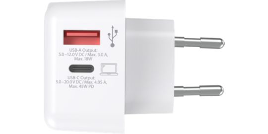 Chargeur SKROSS secteur USB A et C 45W
