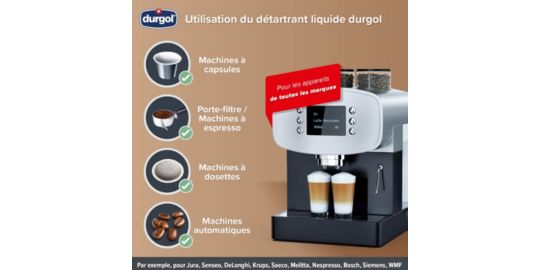 Détartrant DURGOL Swiss espresso 2x125ml