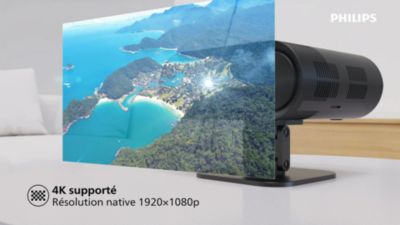 Voir la vidéo pour Vidéoprojecteur home cinéma PHILIPS Neopix 160