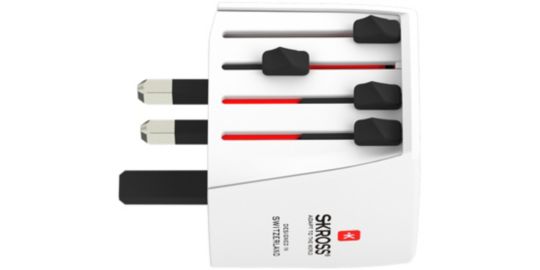 Adaptateur de voyage SKROSS pack duo (x2) Europe vers Royaume-Uni