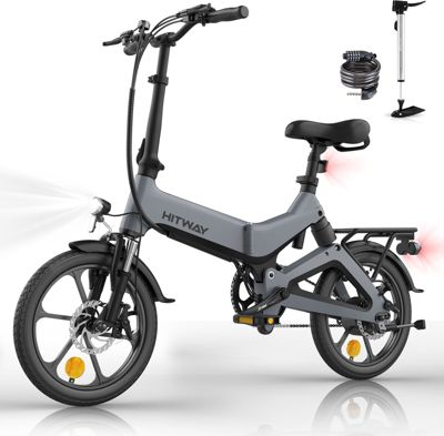 Vélo électrique HITWAY HITWAY Vélo électrique pliable 16" Gris