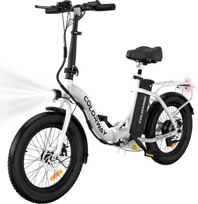 Vélo électrique COLORWAY COLORWAY Vélo électrique 20"*3.0 Blanc