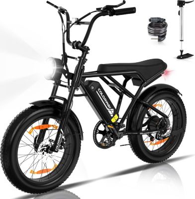 Vélo électrique COLORWAY 20"x4.0 Gros Pneus, 36V12Ah - VTT Noir