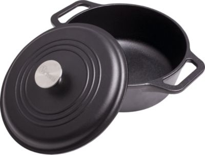 Cocotte VICTORIA COOKWARE 25 cm, Dutch Oven 3,8L,Sans PTFE et PFOA